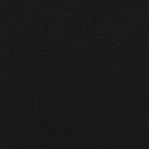 Testiera ad Orecchio Nera 83 x 23 x 78/88 cm in Tessuto