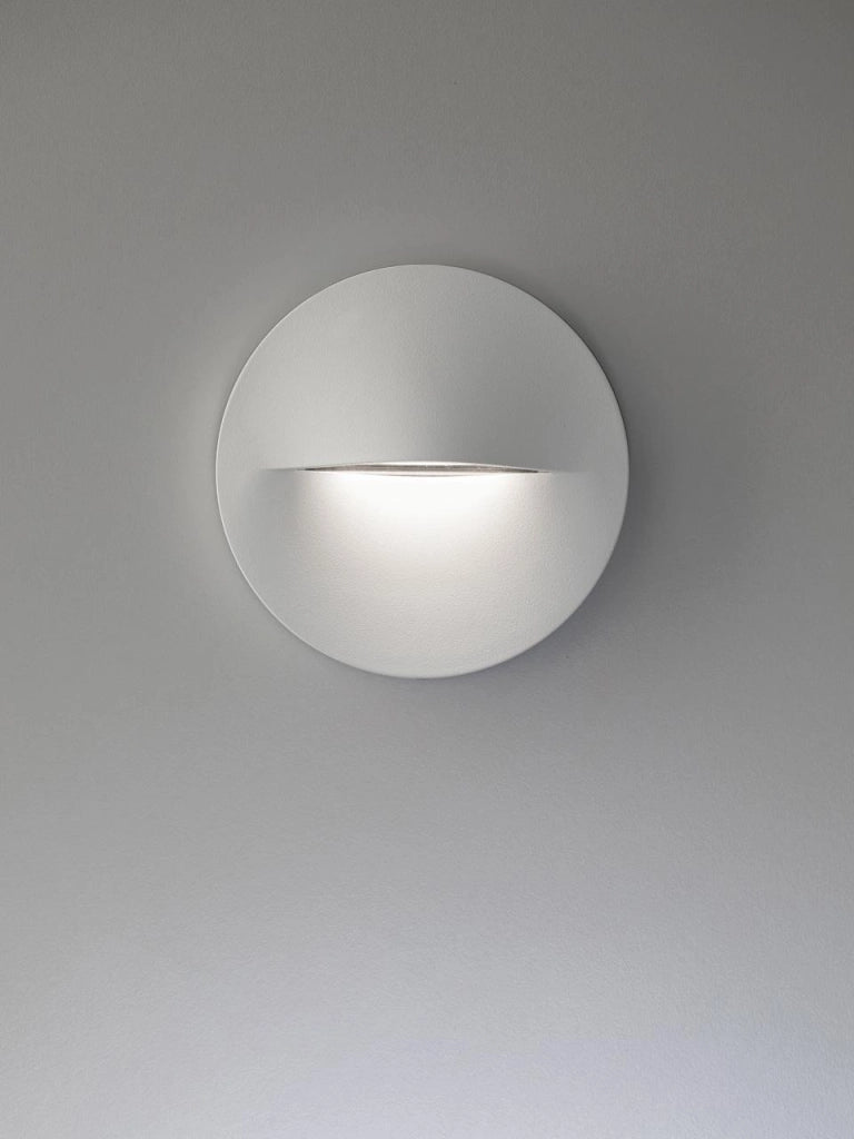 Applique Segnapasso Tondo in Alluminio Pressofuso 3W 360 Lumen 4000K grafite