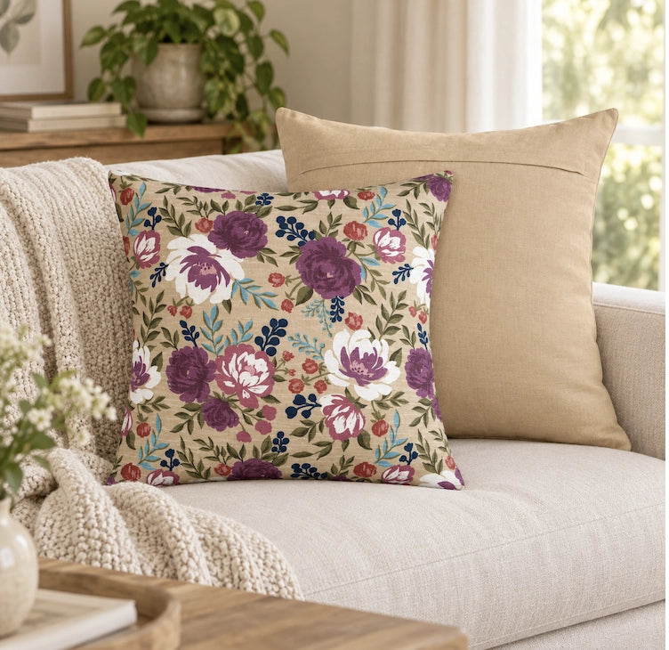 CUSCINO AUGUSTA MULTICOLORE 45X45cm MISURA: 45X45