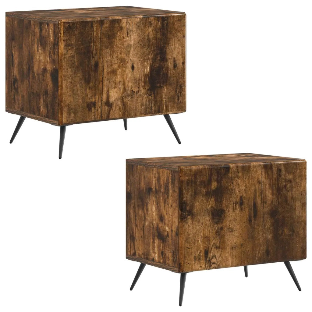 Mobile TV Rovere Fumo Legno ingegnerizzato 897560