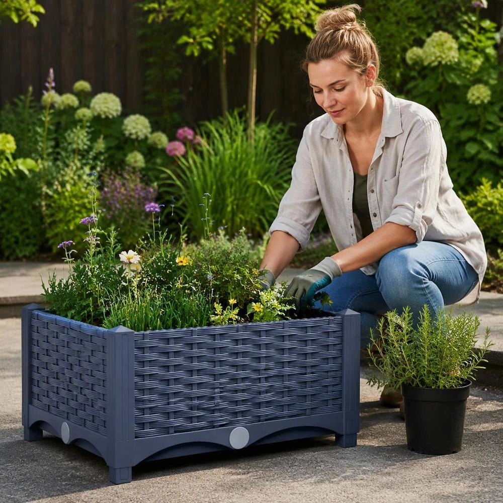 Raised Bed 40x40x23 Cm Polypropylene