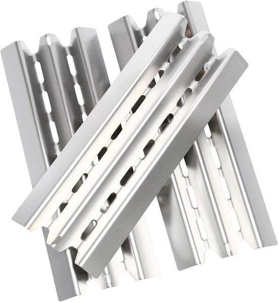 Set di protezione a gas per griglia e piastre di riscaldamento in acciaio inossidabile da 40 x 152 cm - Set di 3 pezzi.
