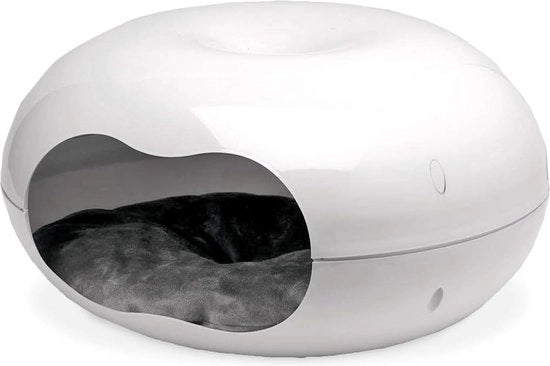 Gatto di Carta da Interno - Bianco - Dimensioni: L 49 cm x B 46 cm x H 14 cm