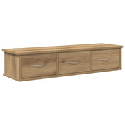 Armadietto a Muro | Mobile a Parete Rovere Artigianale 88x26x18,5 cm in Truciolato