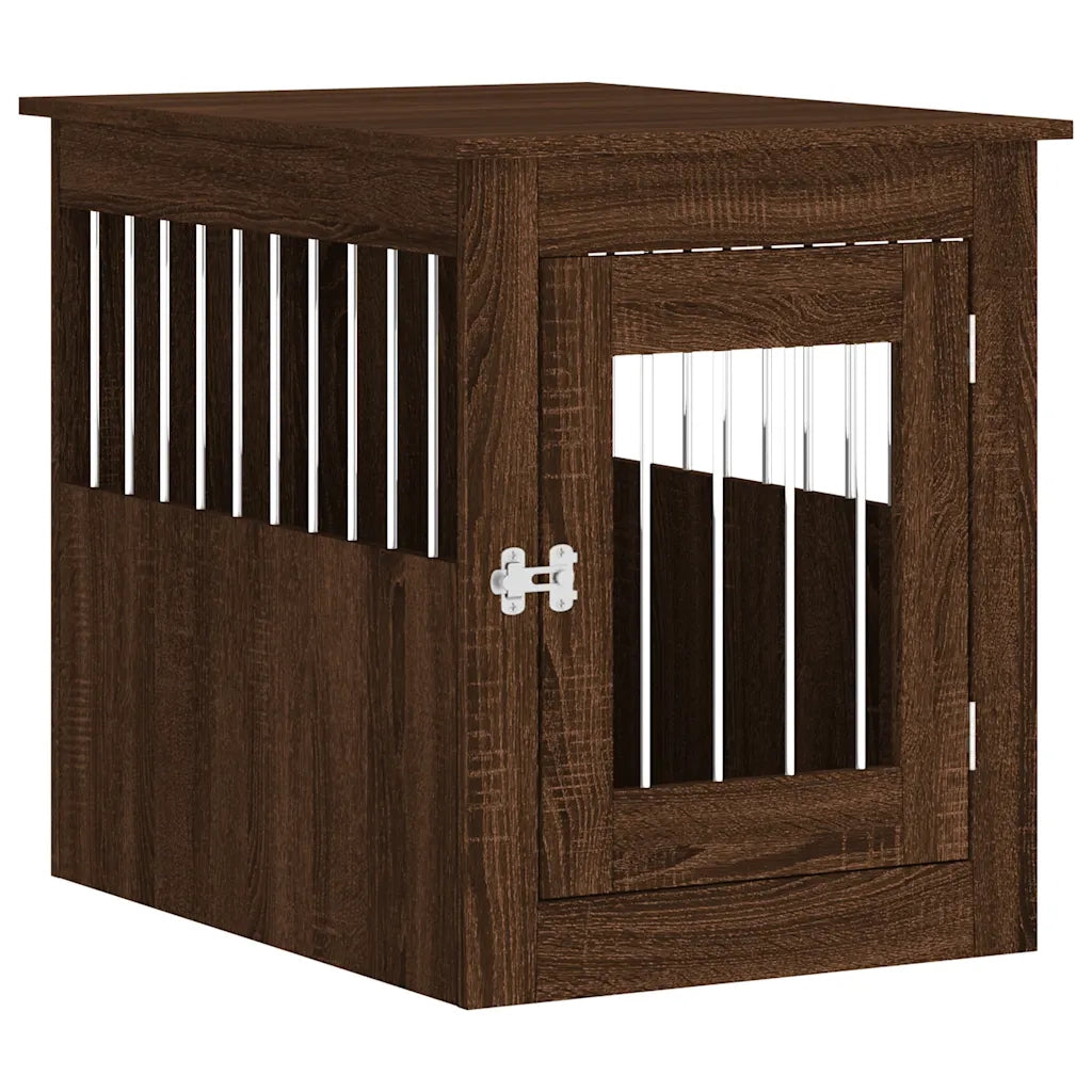 Gabbia Cani Arredamento Rovere Marrone 55x75x65cm Multistrato CFW8670419
