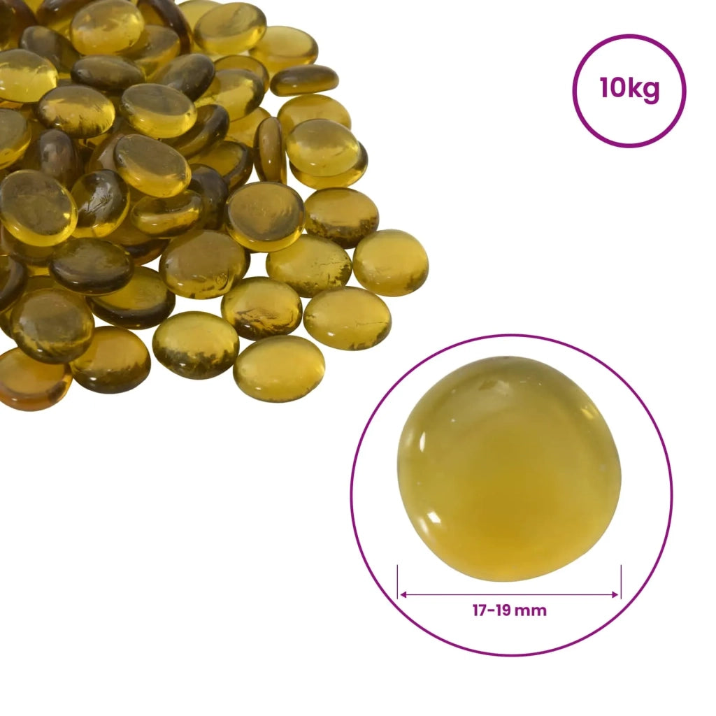 Nugget di vetro 17-19 mm Giallo Vetro 42041597