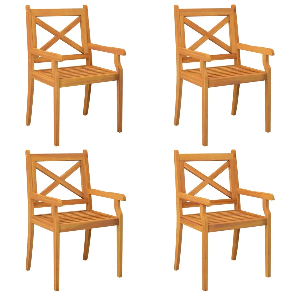 Set Mobili da Pranzo per Giardino 5 pz Legno Massello di Acacia 3057998