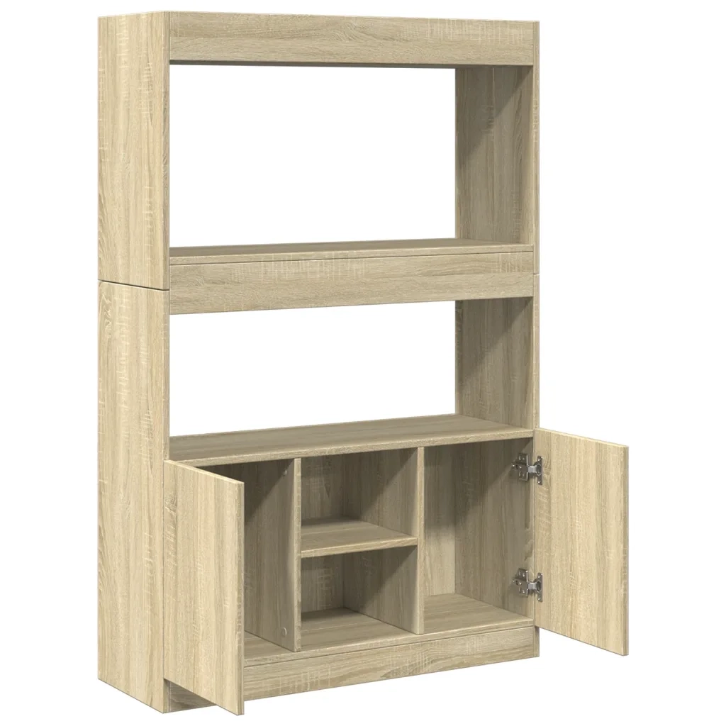Credenza Rovere Sonoma 92x33x140 cm in Legno Multistrato 3309611