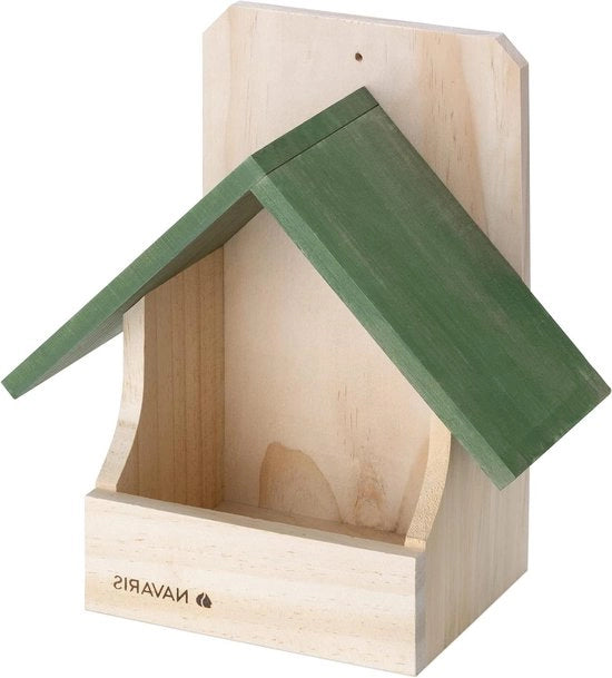 Cassa nidificante appesa per uccelli e passeri - Stazione di alimentazione in legno per uccelli - In un pezzo 

Modello: 12345
Materiali: Legno
Dimensioni: 30x20x10 cm
Capacità: 5 uccelli
Colore: Naturale
Peso: 1,5 kg