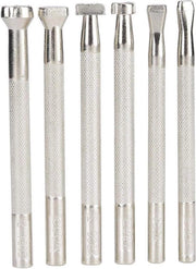 6 pezzi di utensile per DIY in pelle - stampe a forma di pesce - punzoni in pelle - manico anti-schizzo - attrezzo per artigianato manuale.