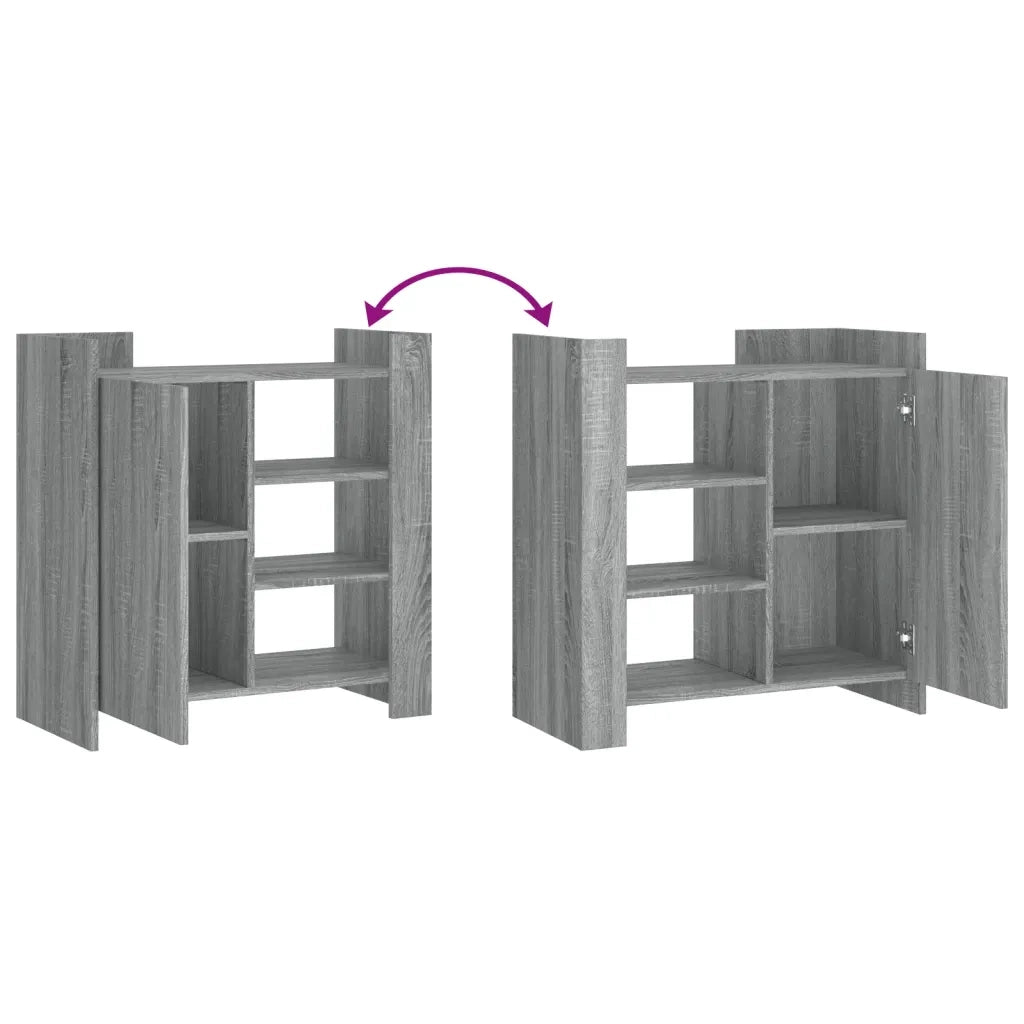 Credenza Grigio Sonoma 73,5x35x75 cm in Legno Multistrato 848407