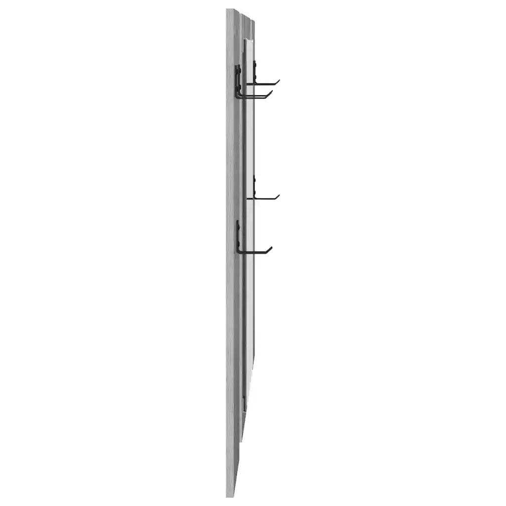 Appendiabiti a muro A parete Grigio Sonoma 96 x 1,5 x 90 cm 874536