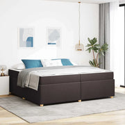 Struttura del letto Marrone Scuro 200 x 200 cm Tessuto 3399380