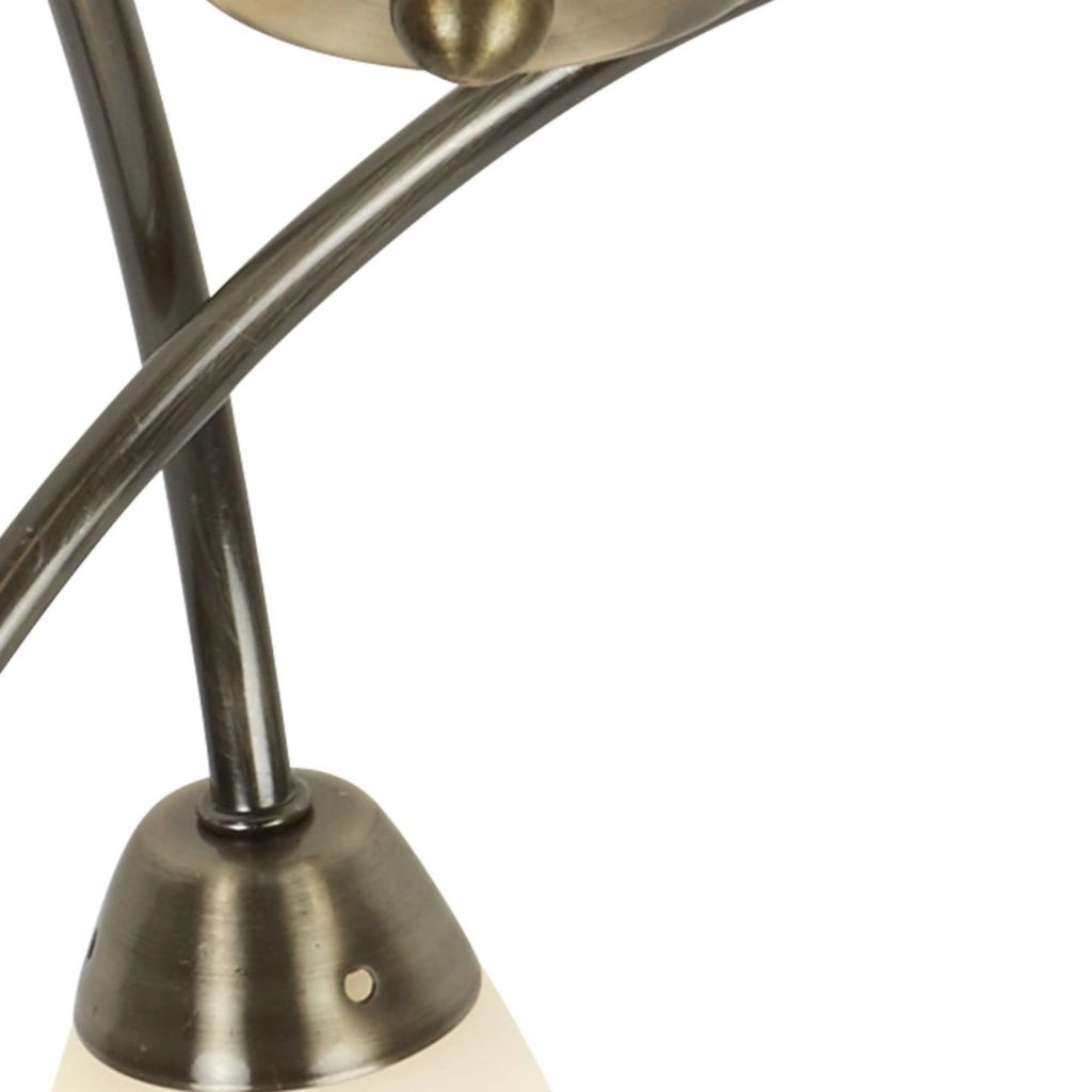 Plafoniera Contemporanea Lyric Music Acciaio Adjustable Vetro 3 Luci G9