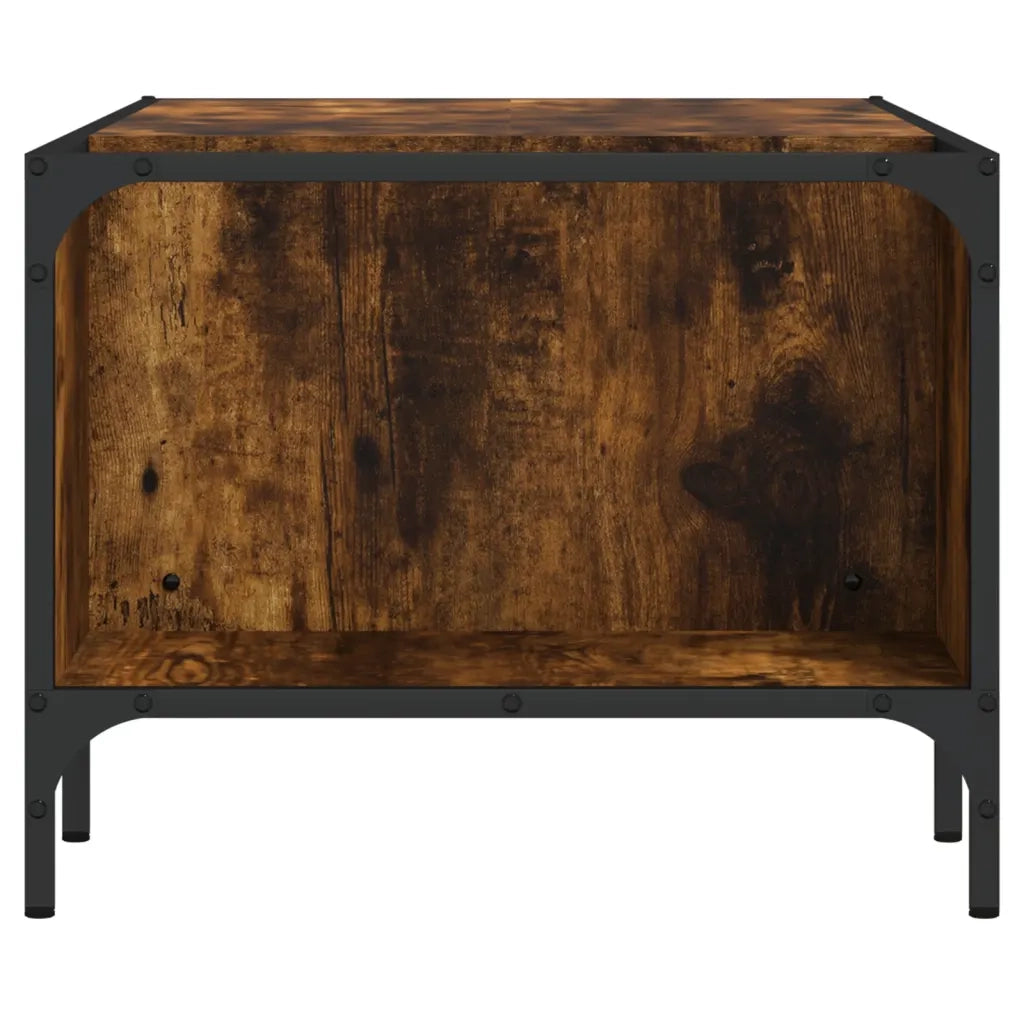Tavolino Salotto Ripiano Rovere Fumo 100x51x40cm Multistrato 837734