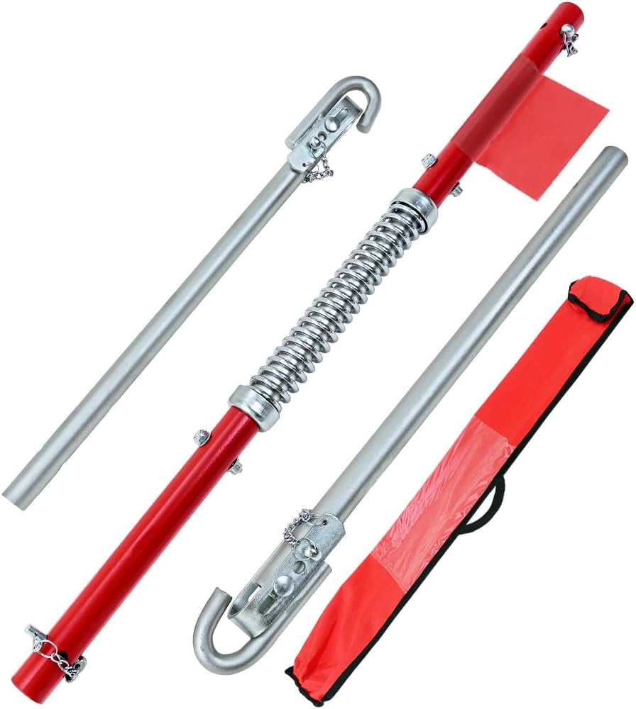 Deuba Barra di Traino Auto 3pz. Forza Trazione 2000 kg Gancio da Rimorchio Macchina incl. Borsa