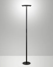 Lampada da terra Fizz a LED 50W integrato, struttura in alluminio e metacrilato, CCT regolabile 2700K-4000K, Antracite - Fizz