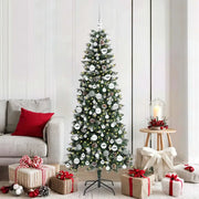 Albero di Natale artificiale con 300 LED Verde 180 cm 3395825