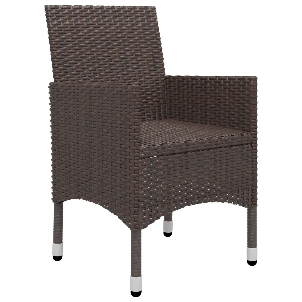 Set Mobili da Pranzo per Giardino 5 pz | Set Salotto da Giardino Marrone