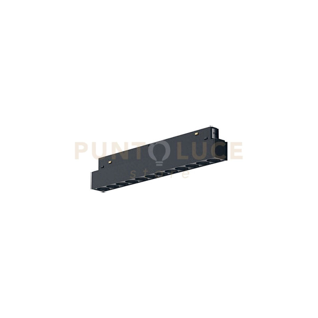 GFA1290-  MODULO LED ANTIABBAGLIAMENTO PER BINARIO DOPPIA ACCENSIONE AD INCASTRO MAGNETICO PER BINARIO 48V 4000K 1020LM 12W 23,4CM NERO
