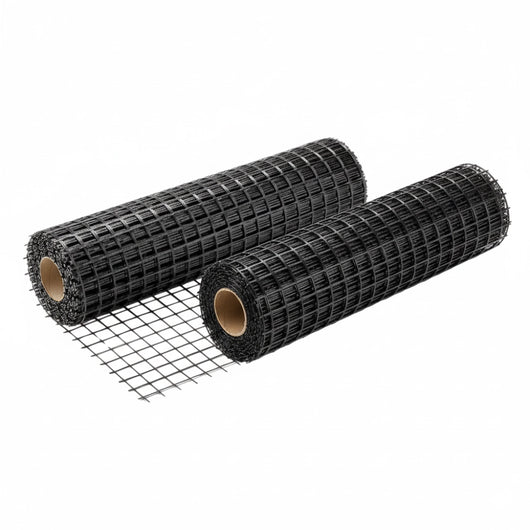 Rete in fibra di vetro 40x40 mm rinforzo massetti e intonaci 2 rotoli 1x50 m