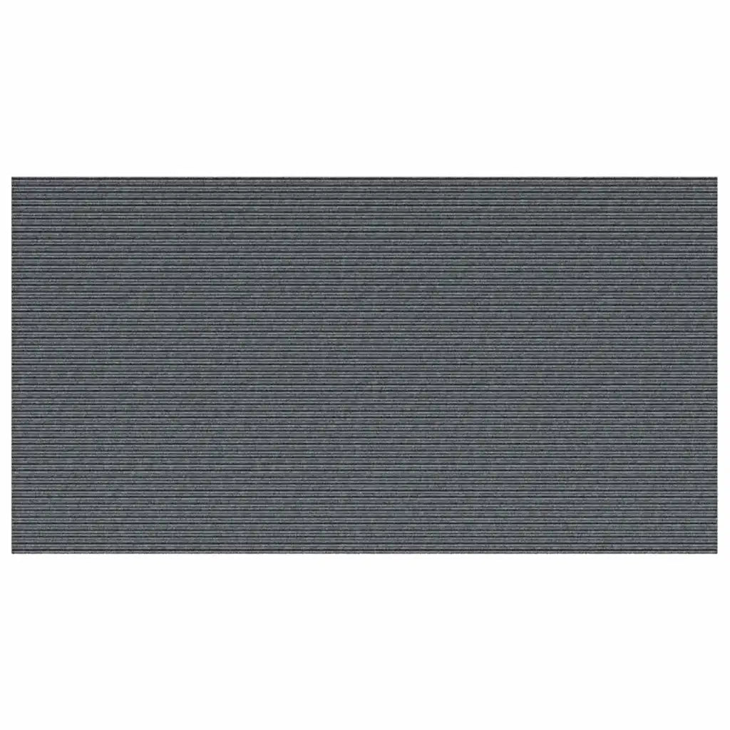 Runner in Moquette Grigio 80 x 150 cm Tessuto