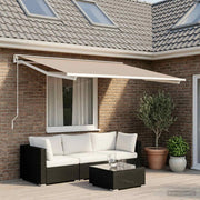 Telo di ricambio per tenda da sole Beige 350 x 250 cm 3444364