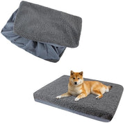 Sedie per Cane Acquaprose - Alternativa al Cuscino per Cane - Piuma Molle - Design a 3 Strati - Coperchio Rimovibile - 76 x 51 x 15 cm