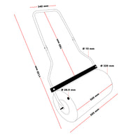 Rullo da giardino per prati e campi Riempibile Larghezza di lavoro 50 cm Volume 40 l