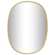 Specchio da Parete | Specchio decorativo Dorato 30x25 cm