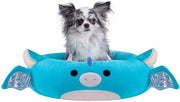 Cuscini Squishmallows Originale Tatiana La Dragoessa, 20 pollici piccola, estremamente morbido, letto per animali ufficiale per cani e gatti