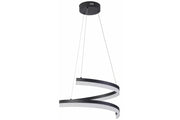 Lampada sospensione nera Monacor Reality LED 28W Ø40