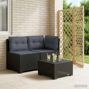 Divano da Giardino a 2 Posti con Cuscini Aspetto Rattan PP 8011943