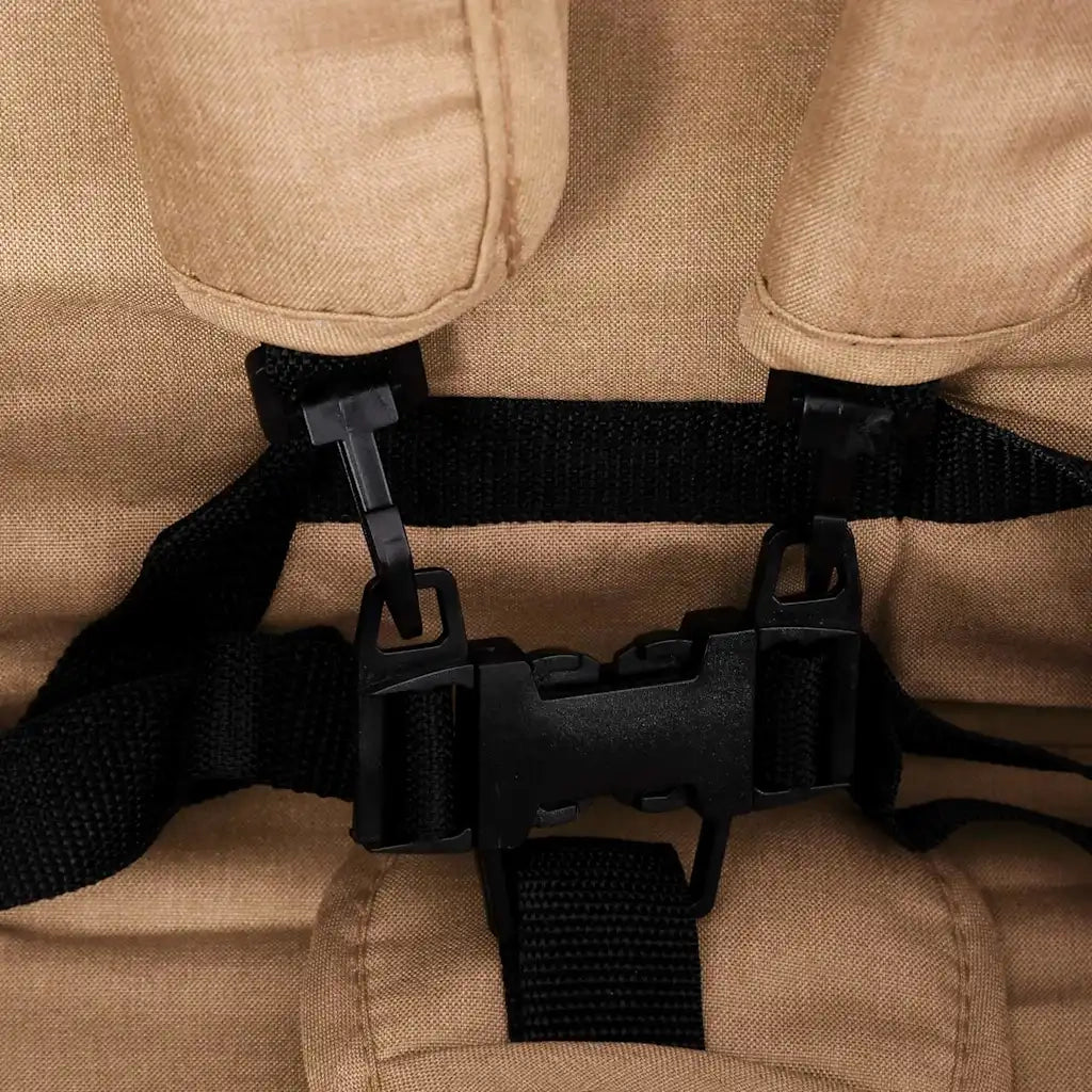 Passeggino Gemellare a Tandem Tortora in Acciaio cod mxl 75583