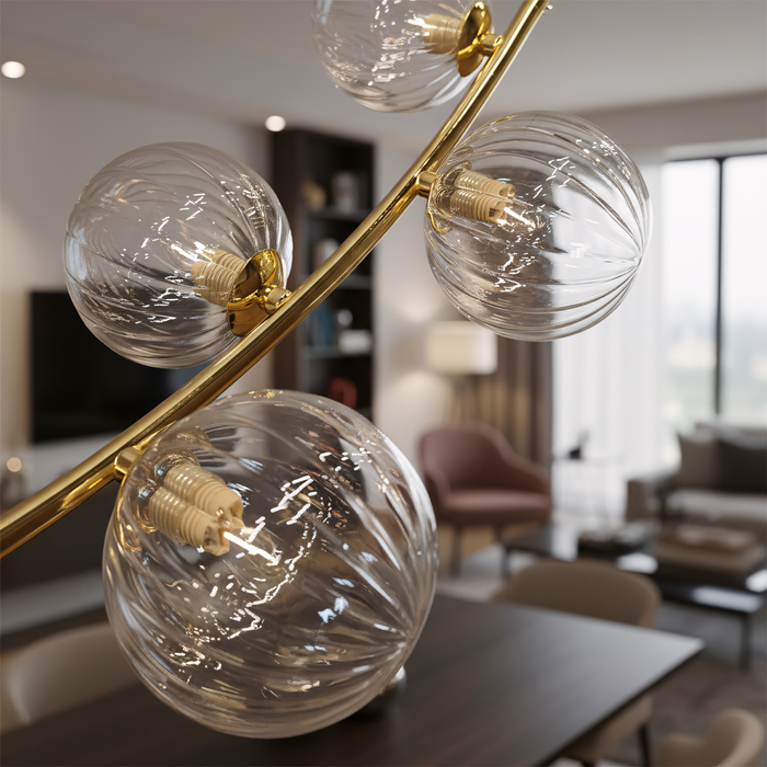 Lampada Da Soffitto G133-6cp Gold