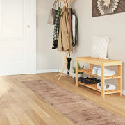 Runner Tappeto MARSA Bianco 50 x 400 cm Poliestere e PVC