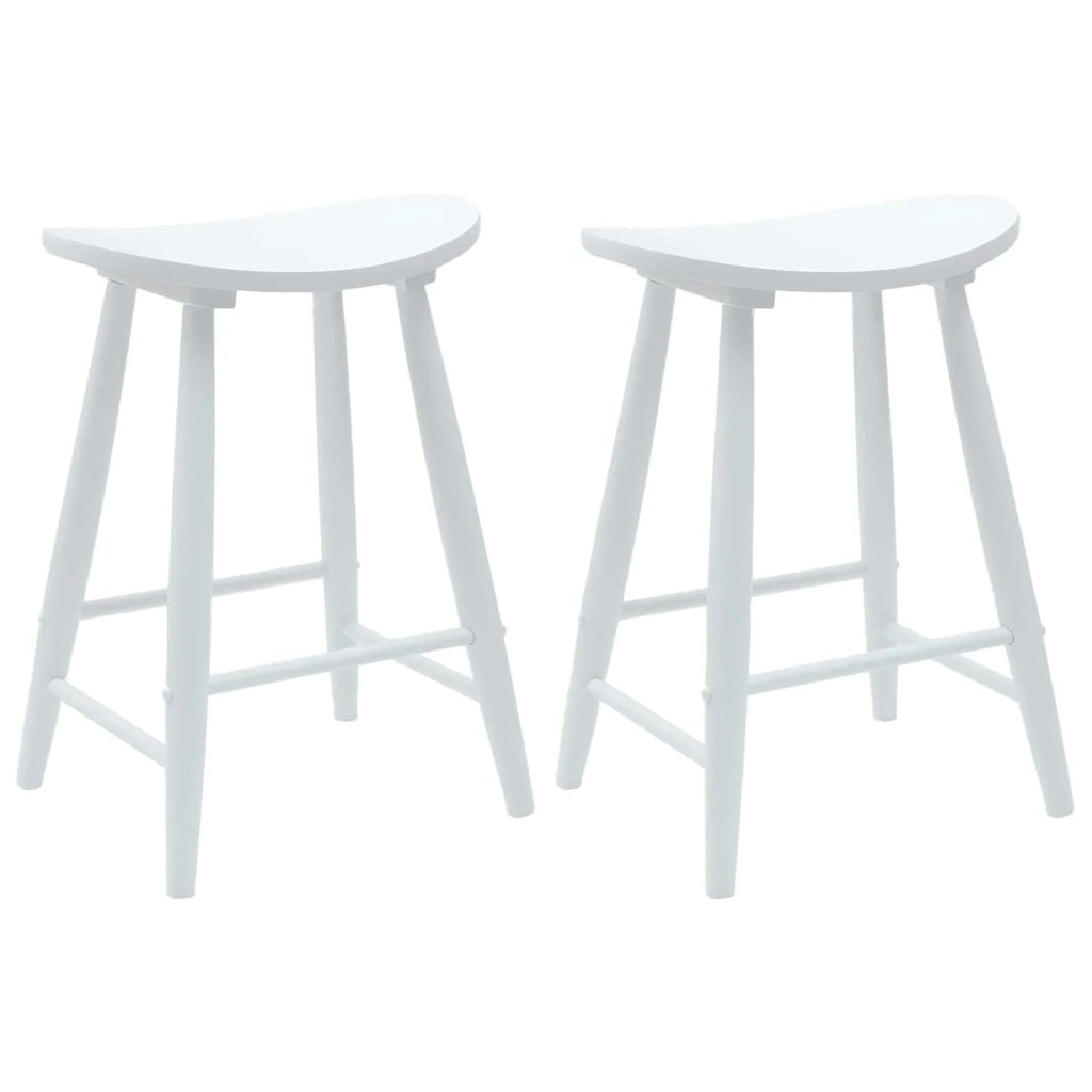 Sedie da pranzo 2 pcs Bianco 46 x 37 x 63 cm 42020462