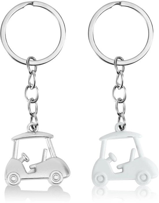 Manubrio per le chiavi da golf - 2 pezzi - Acciaio inox - Unisex - 8,5 x 2,9 x 0,9 cm - Robusto e delicato