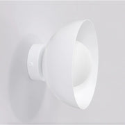 Lampada a parete Bibi in acciaio bianco opaco