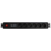 WP WPN-PDU-I06-06 protezione da sovraccarico Nero 6 presa(e) AC 250 V