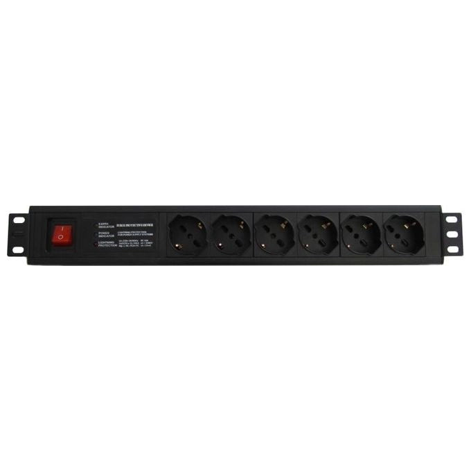 WP WPN-PDU-I06-06 protezione da sovraccarico Nero 6 presa(e) AC 250 V