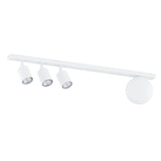 Faretto da soffitto Baster in acciaio bianco opaco