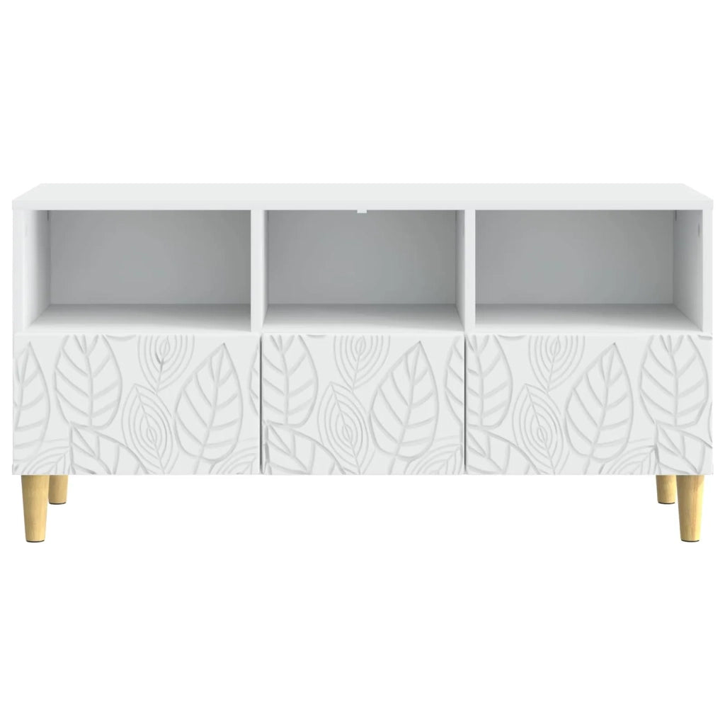 Mobile TV 102 x 34,5 x 50 cm Bianco Legno ingegnerizzato 895135