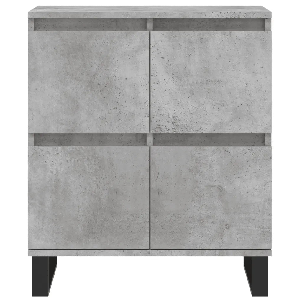 Credenza | Madia | Buffet da pranzo | Armadio da pranzo Grigio Cemento 60x35x70 cm in Legno Multistrato