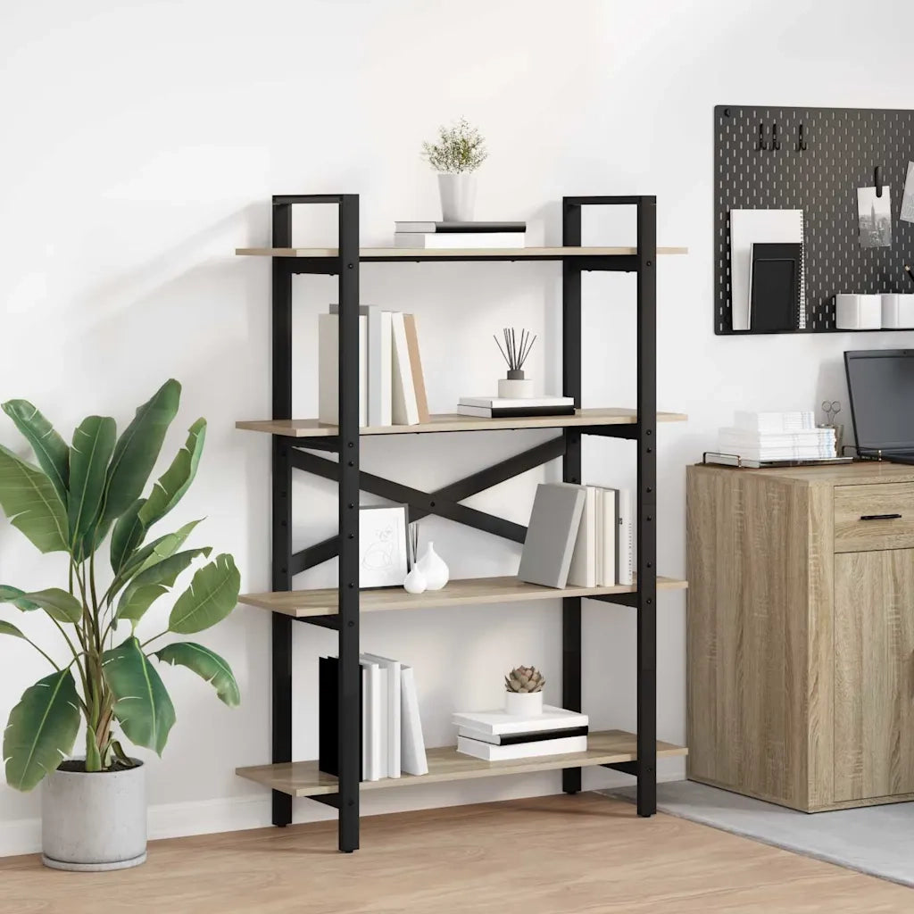 Libreria Rovere Sonoma 100 x 33,5 x 140 cm Legno multistrato 883941