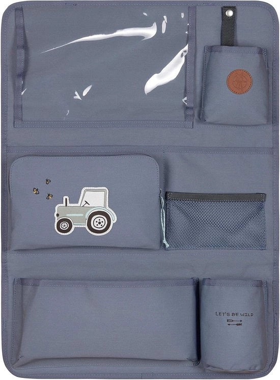 Organizzatore per sedile posteriore per auto Organizzatore posteriore per auto con chiusura Opaco, 55 cm, per auto Wrap-to-Go Trattore per avventura