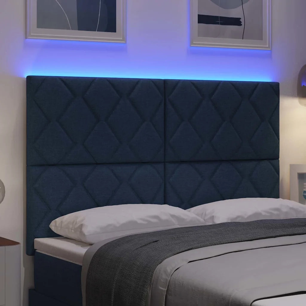 Testiera Blu 160 cm Tessuto 3338533
