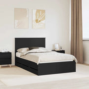 Struttura del letto Nero 120 x 190 cm Legno Ingegnerizzato 3411139