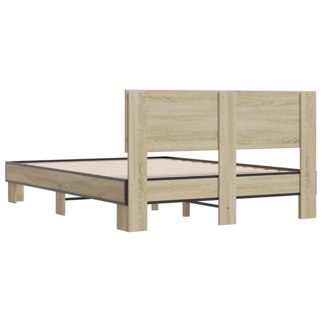 Giroletto Rovere Sonoma 140x200 cm in Legno Multistrato Metallo