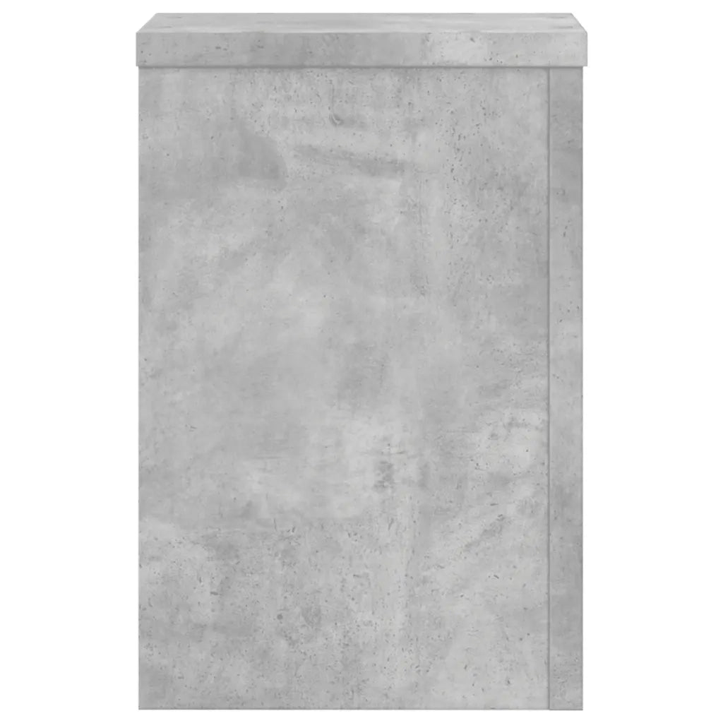vidaXL Supporti per Piante 2 pz Grigio 20x20x30 cm Legno Multistrato
